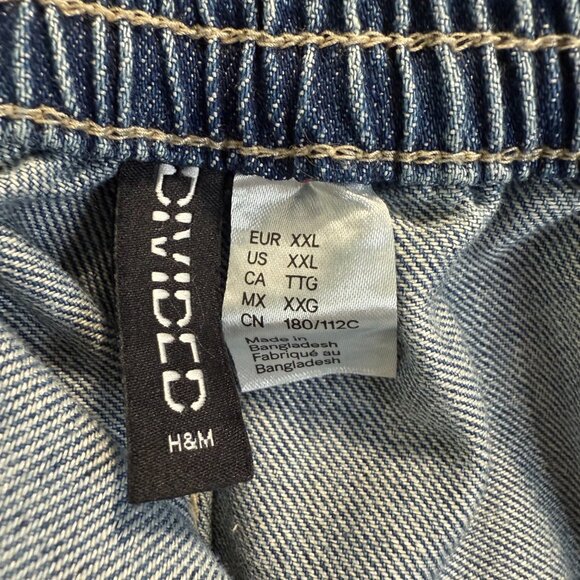 H&M Blue Wide Leg Pants - Picture 8 of 10